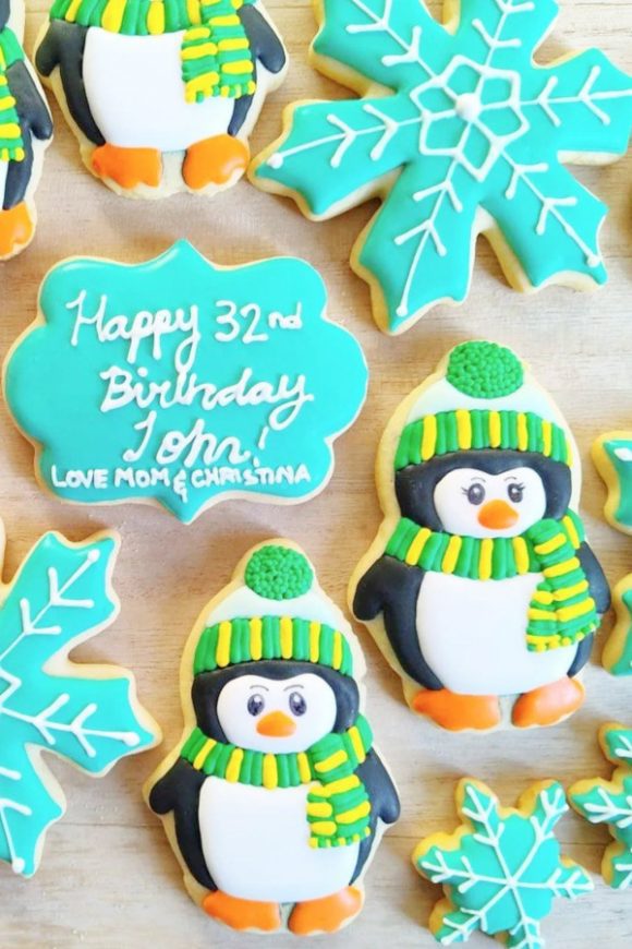 Winter-Themed Cookies