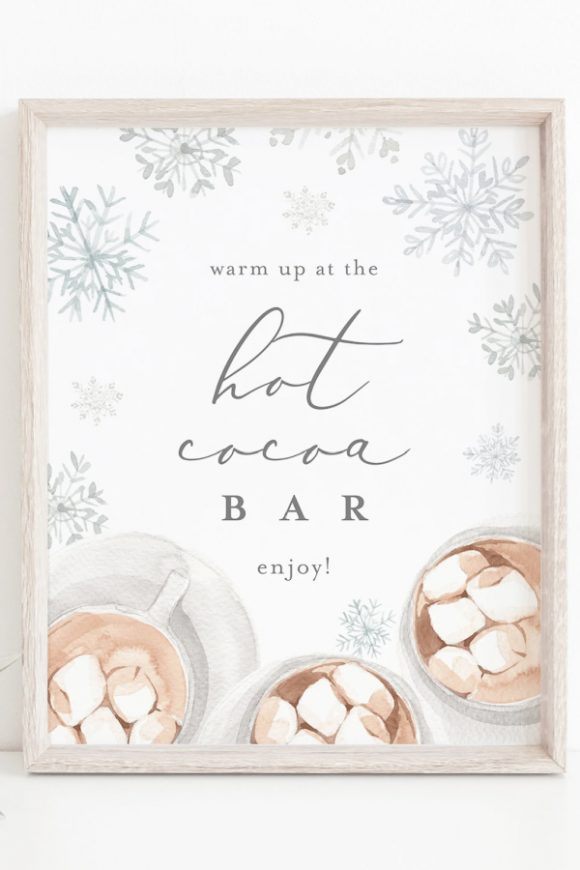 Hot Cocoa Bar Sign