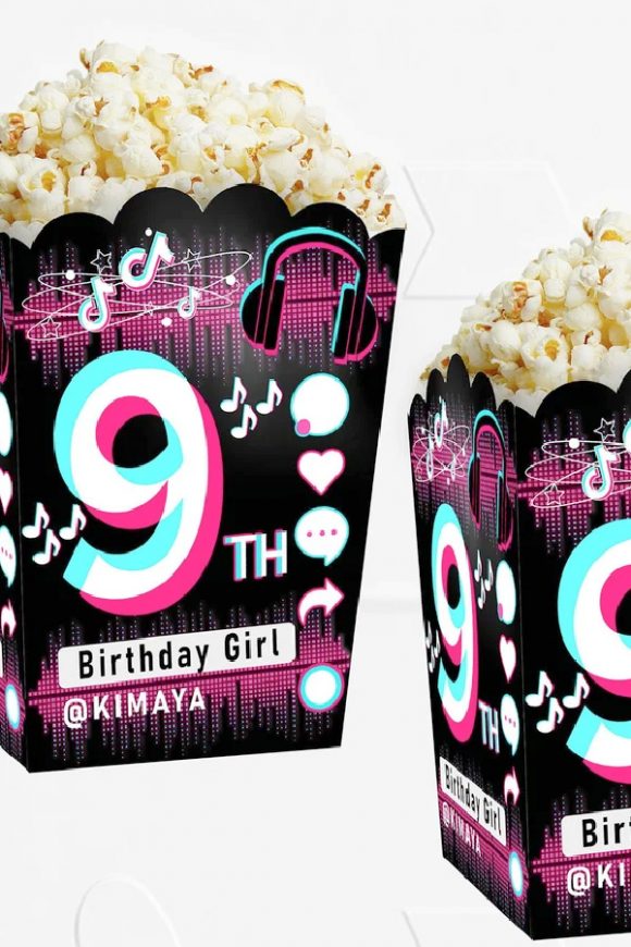 TikTok Popcorn Box