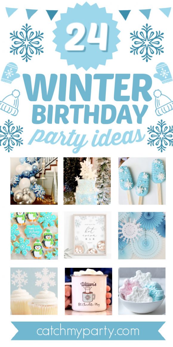 24 Fantastic Winter Birthday Party Supplies