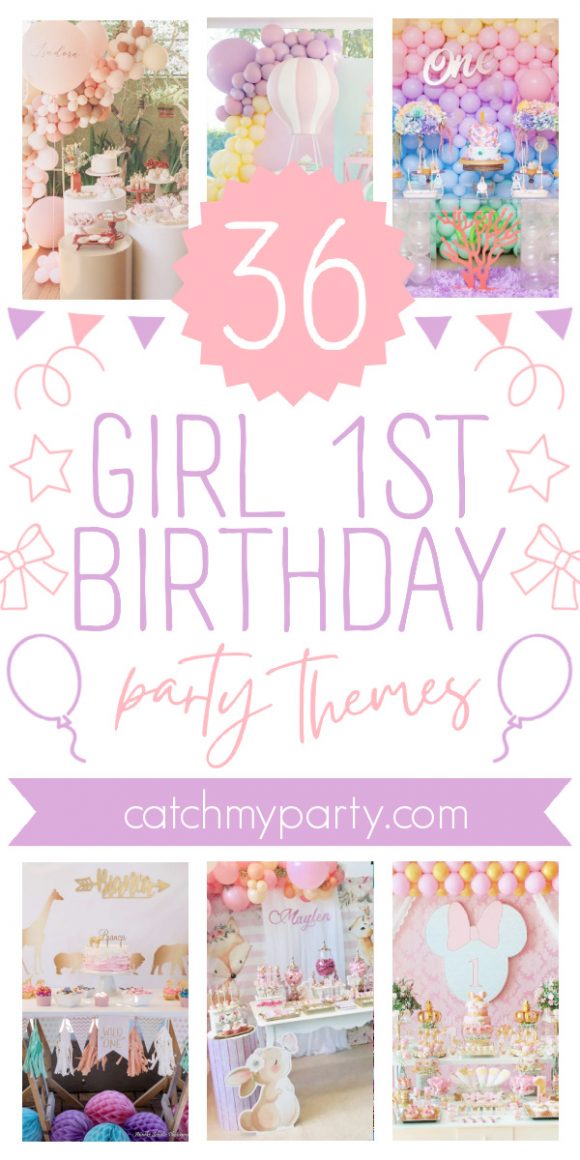 The 39 Most Popular Girl 1st Birthday Themes | CatchMyParty.com