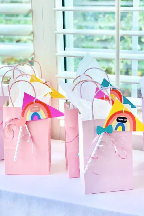 Rainbow Party Favor Bags