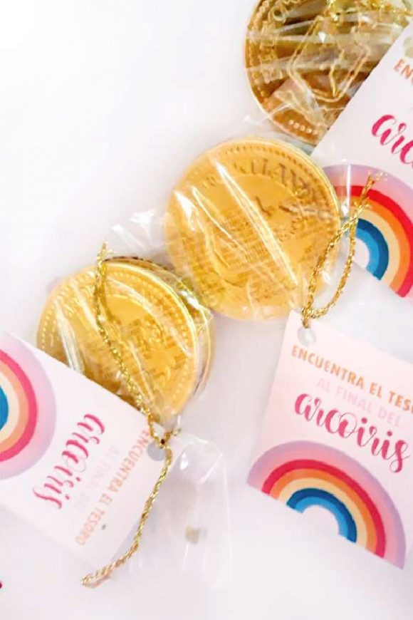 Gold Coin Chocolate Party Favors