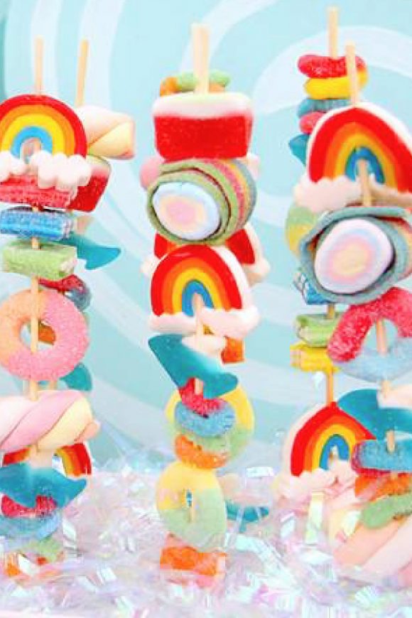 Rainbow Candy Skewers