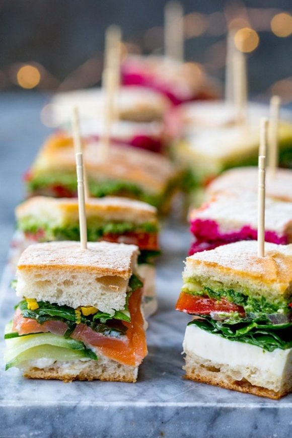 French Pressed Sandwich Bites | CatchMyParty.com French Pressed Sandwich Bites