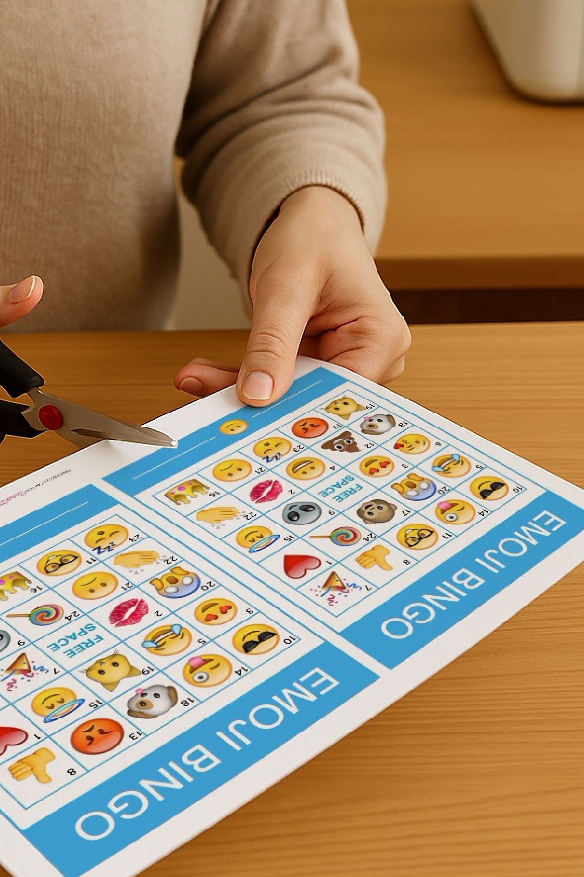 Cut & Prep Your FREE Printable Emoji Bingo Game Cut & Prep Your FREE Printable Emoji Bingo Game