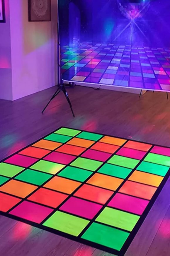 Neon Dance Floor | CatchMyParty.com Neon Dance Floor