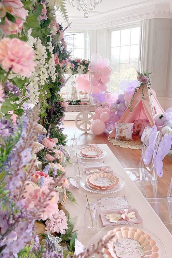 Fairy birthday party | CatchMyParty.com Fairy birthday party