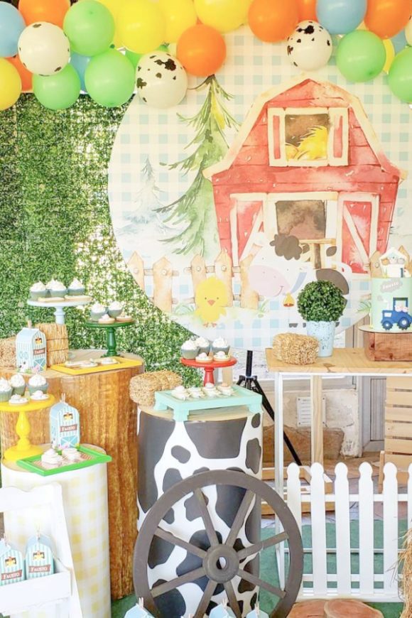 Farm birthday party | CatchMyParty.com Farm birthday party