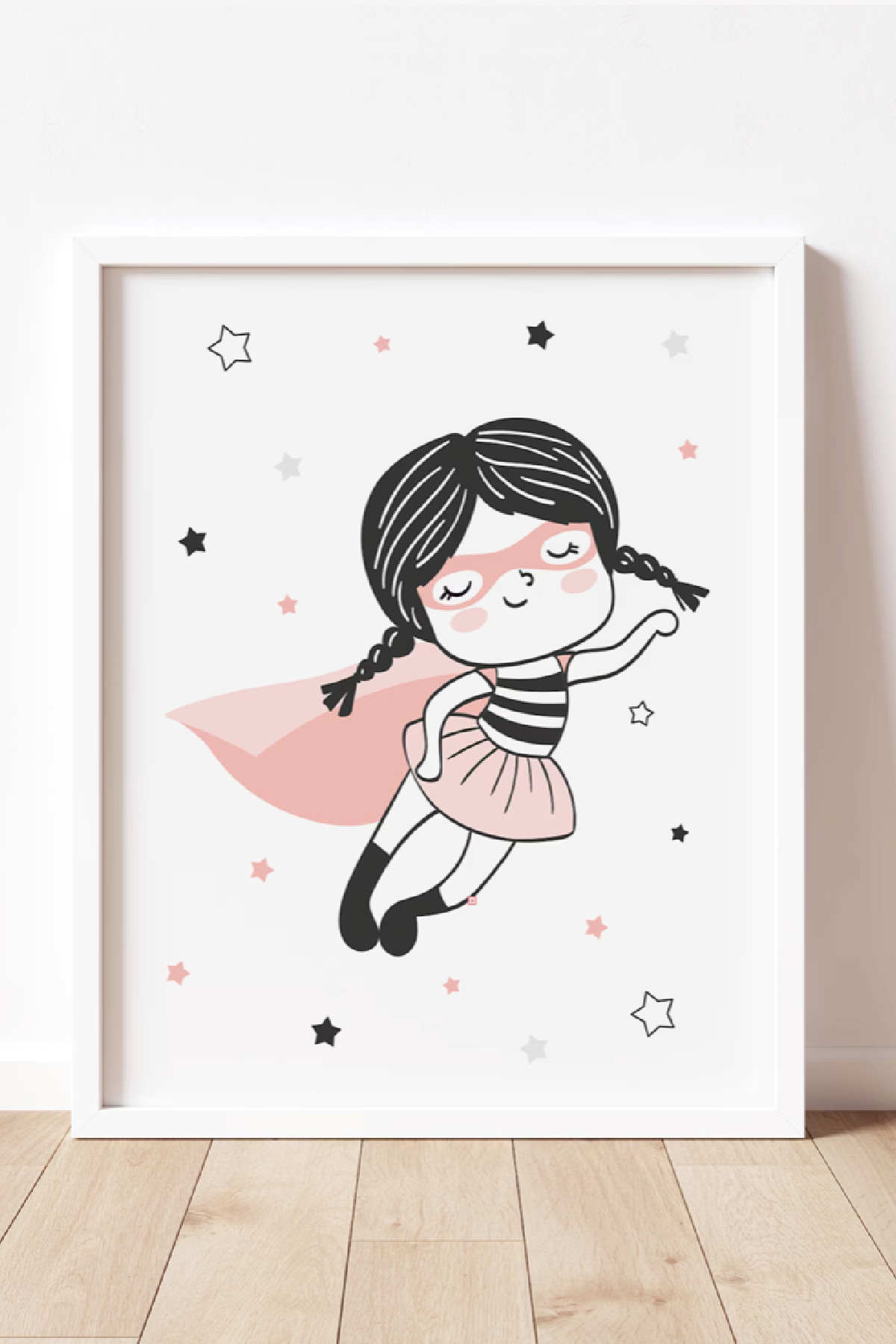 Girl First Birthday Gift Ideas - Superhero Girl Poster