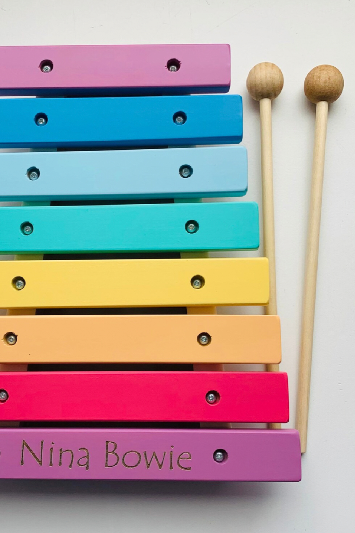 Girl First Birthday Gift Ideas - Wooden Rainbow Xylophone