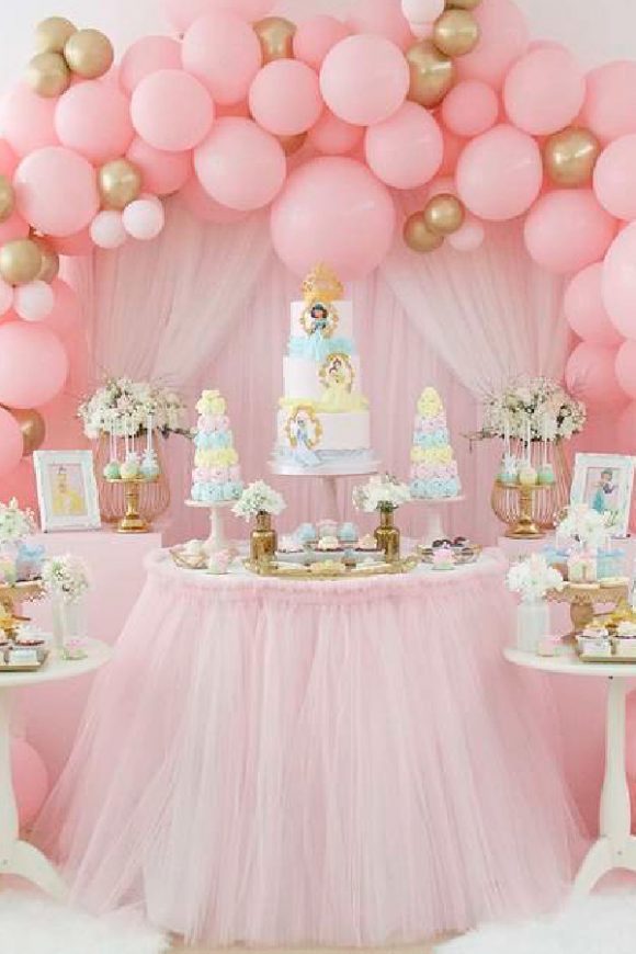 Princess birthday party | CatchMyParty.com Princess birthday party
