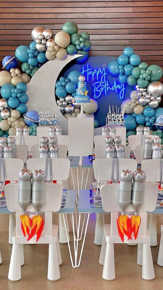 Space birthday party Space birthday party