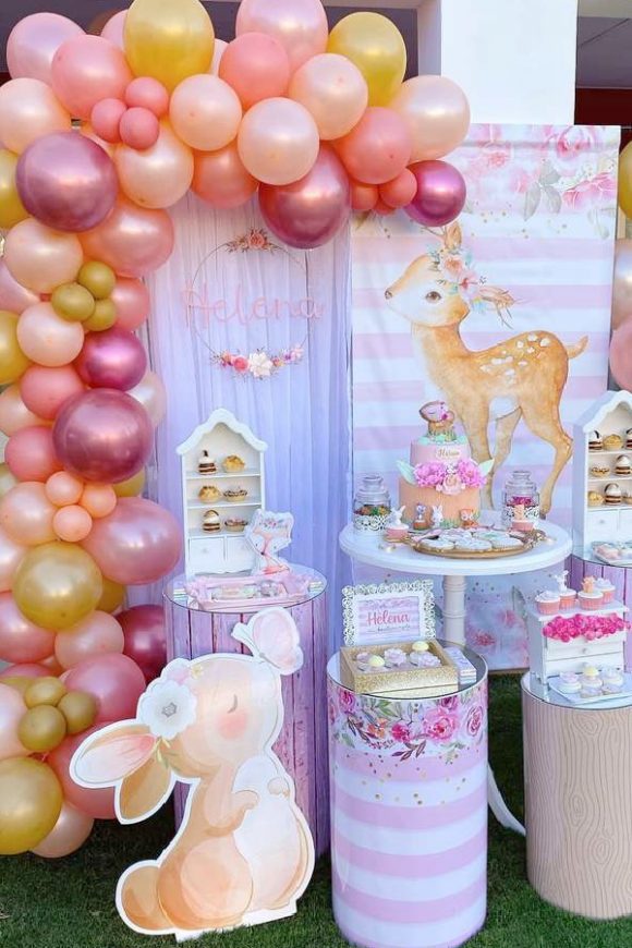 Woodland birthday party | CatchMyParty.com Woodland birthday party