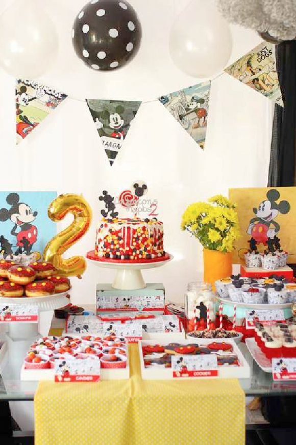 Mickey Mouse 2nd Birthday Parties | CatchMyParty.com Mickey Mouse 2nd Birthday Parties