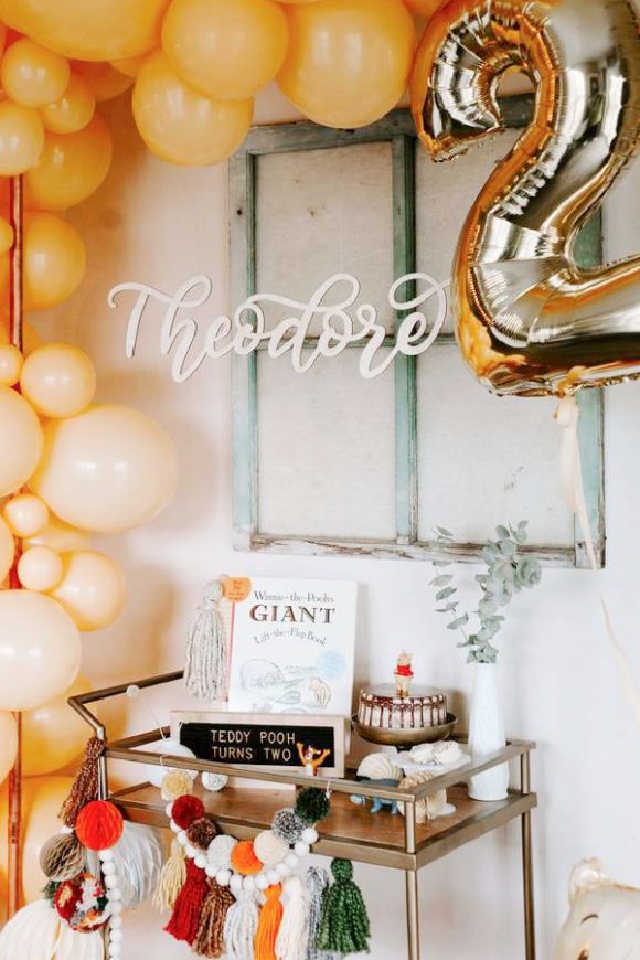 Winnie the Pooh 2nd Birthday Parties | CatchMyParty.com Winnie the Pooh 2nd Birthday Parties