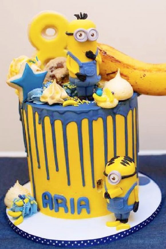 Banana Drip Cake