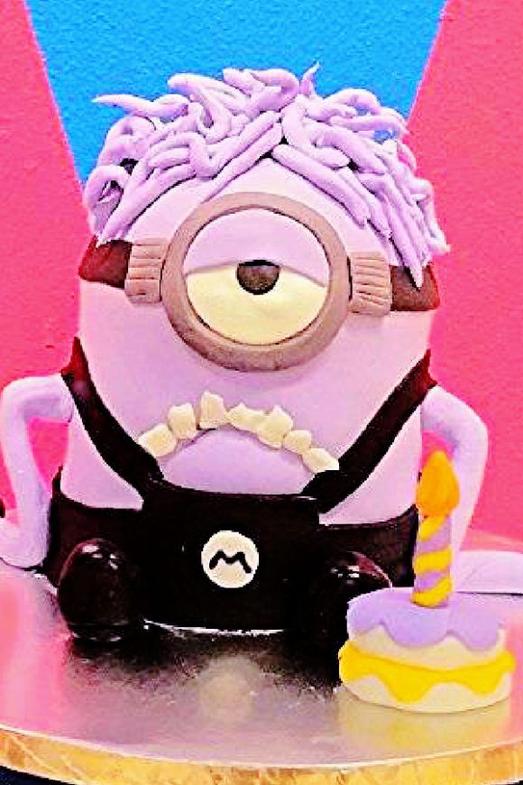 Evil Minion Birthday Cake