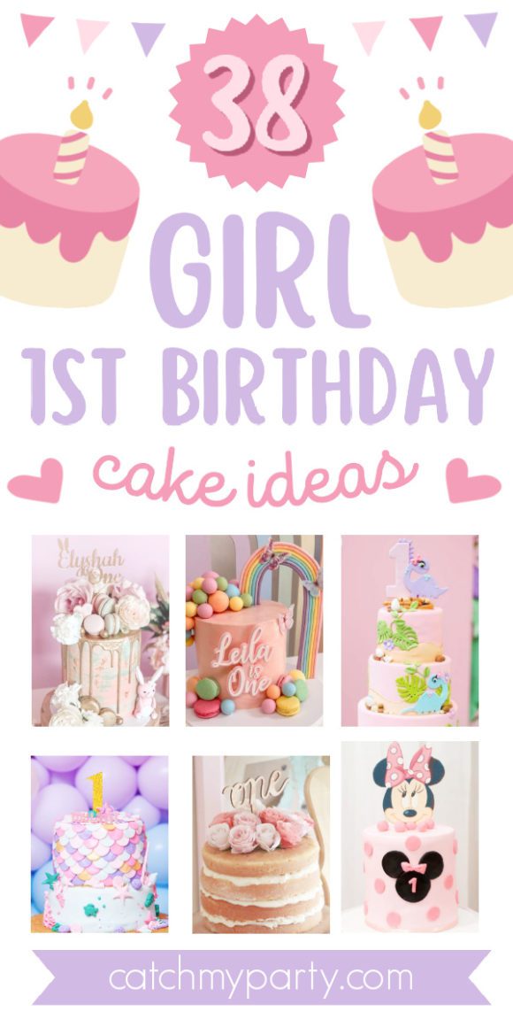 38 Most Popular Girl 1st Birthday Cakes