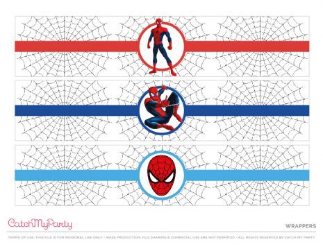 Download These Fantastic Free Spiderman Party Printables! - The Catch ...
