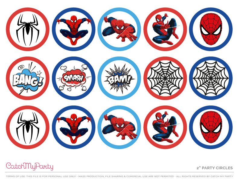 Download These Fantastic Free Spiderman Party Printables The Catch My Party Blog The Catch My