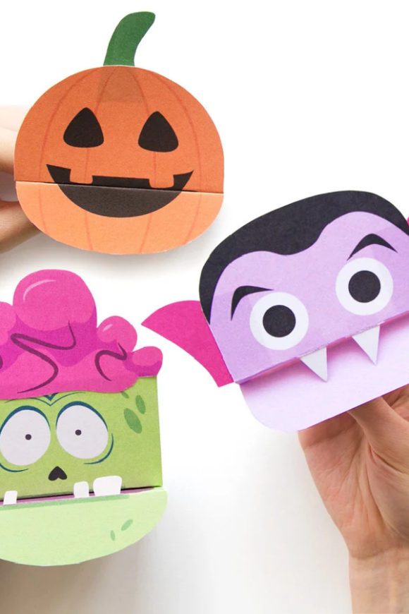 Halloween Puppets Printable Templates