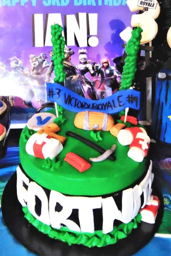 Fortnite Loot Birthday Cake