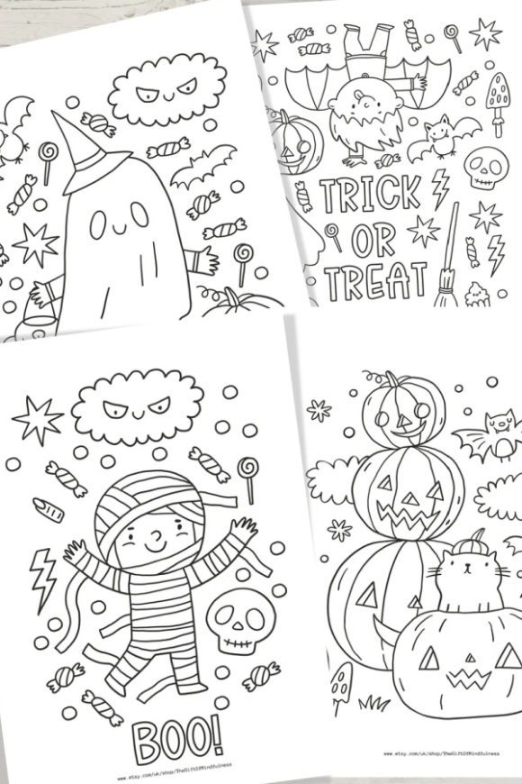Printable Halloween Coloring Sheets