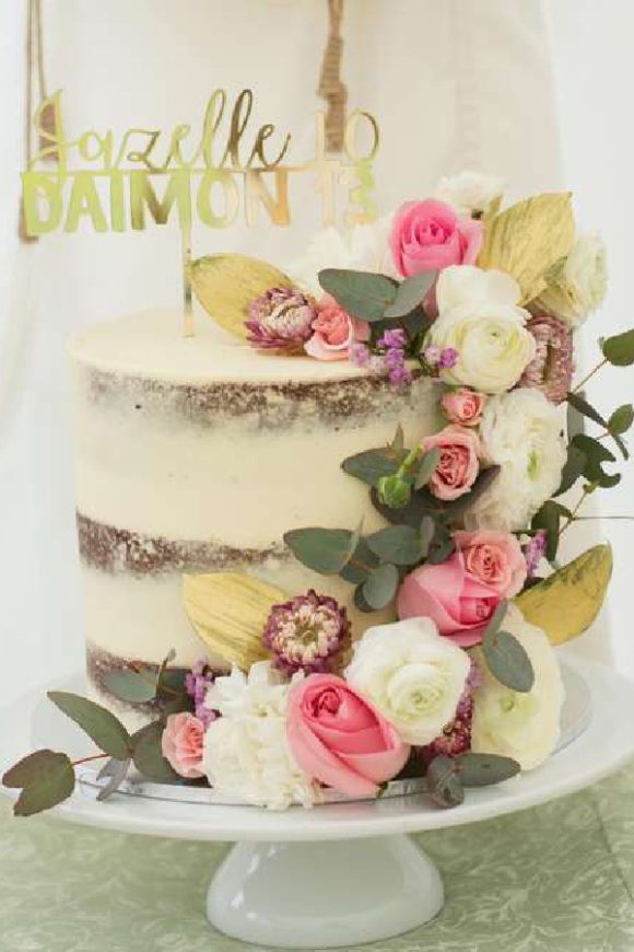 Boho Birthday Cake