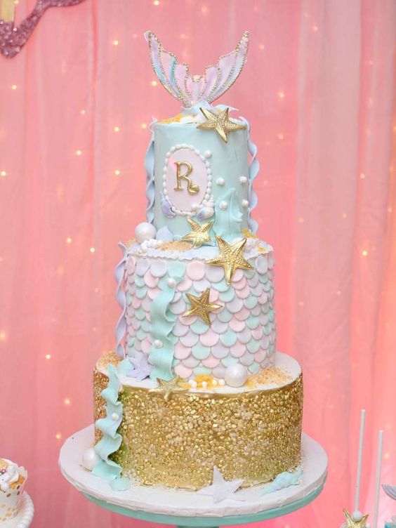 Mermaid Birthday Cake