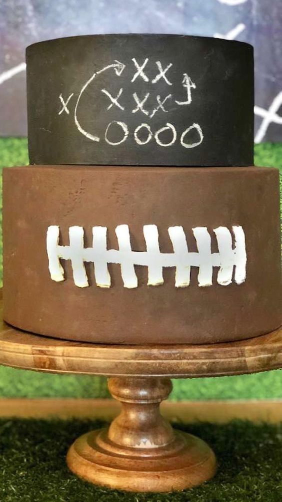 Football Birthday Cake