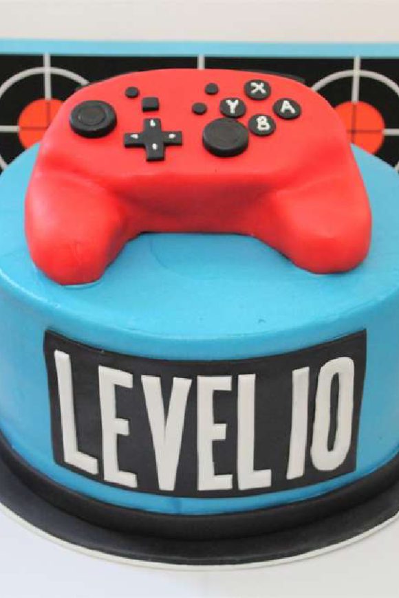 Video Game Birthday Cake 