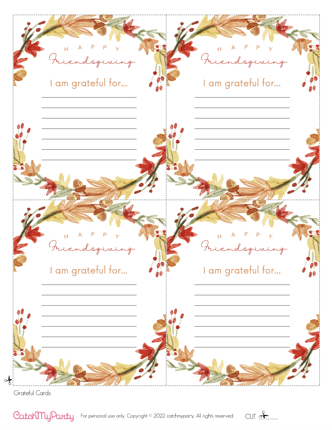 Download these FREE Friendsgiving Printables Now The Catch My Party Blog