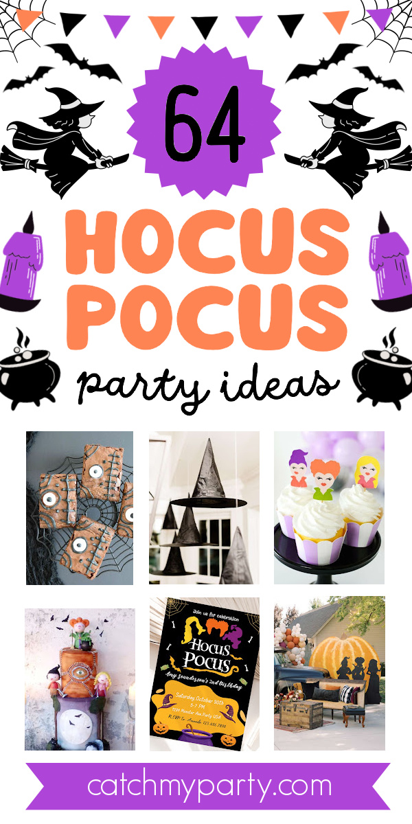 64 Spellbounding Hocus Pocus Party Ideas! - The Catch My Party Blog The ...