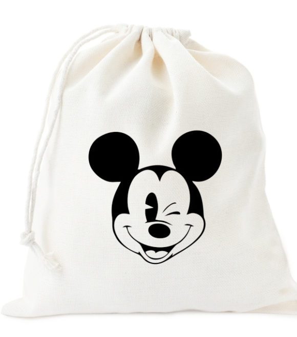 Mickey Mouse Drawstring Party Favor Bag
