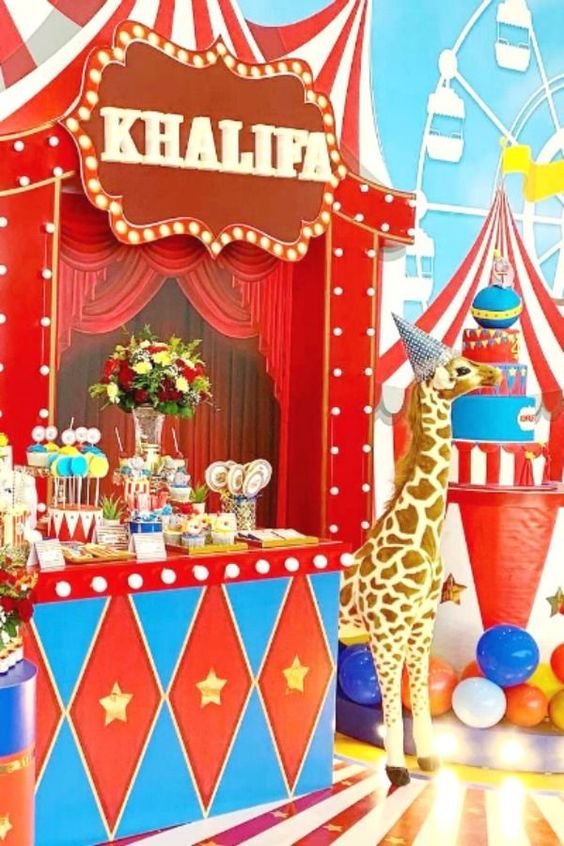 Circus birthday party | CatchMyParty.com Circus birthday party
