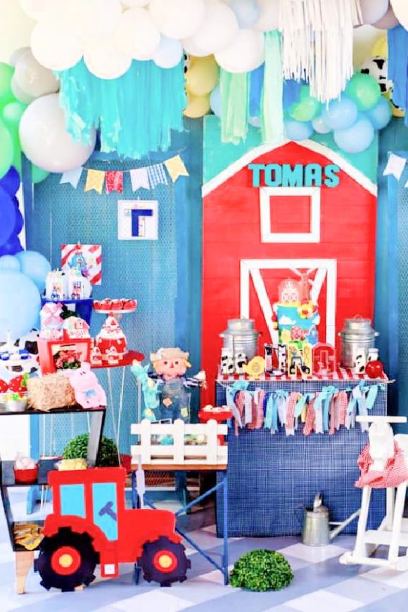 Farm birthday party | CatchMyParty.com Farm birthday party