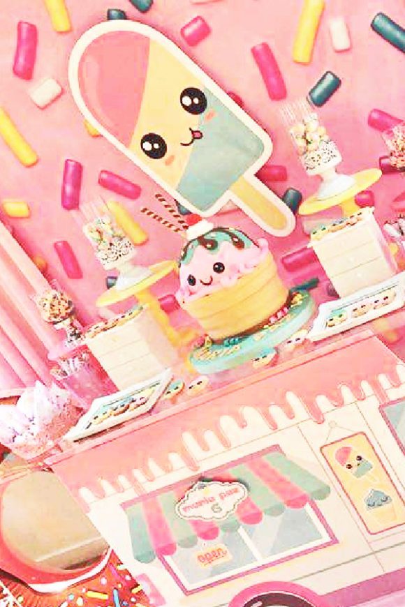 Ice Cream birthday party | CatchMyParty.com Ice Cream birthday party