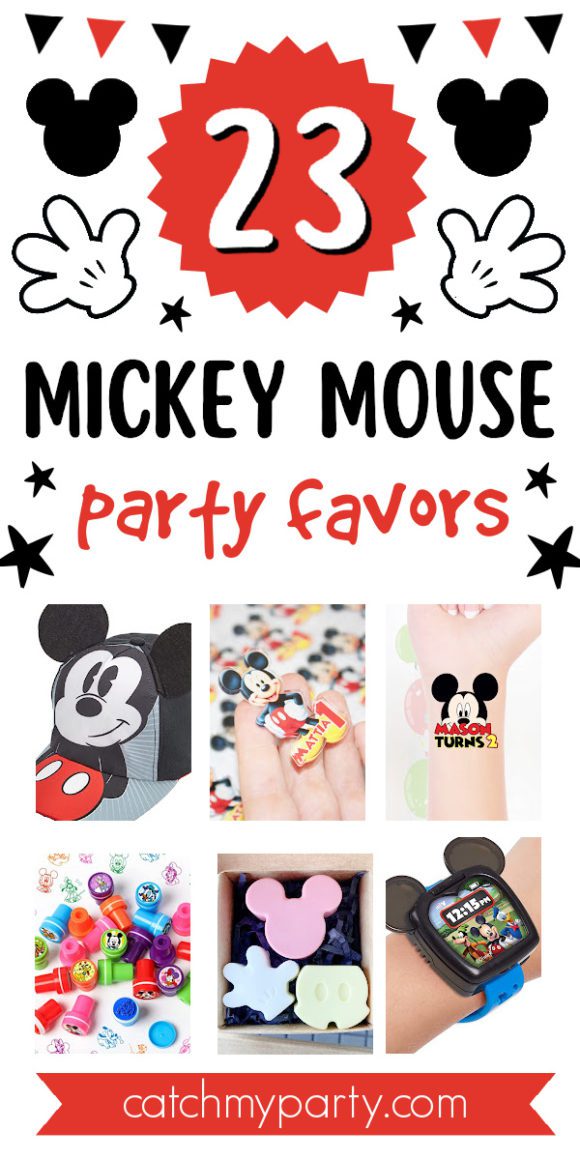 23 Excellent Mickey Mouse Party Favor Ideas!