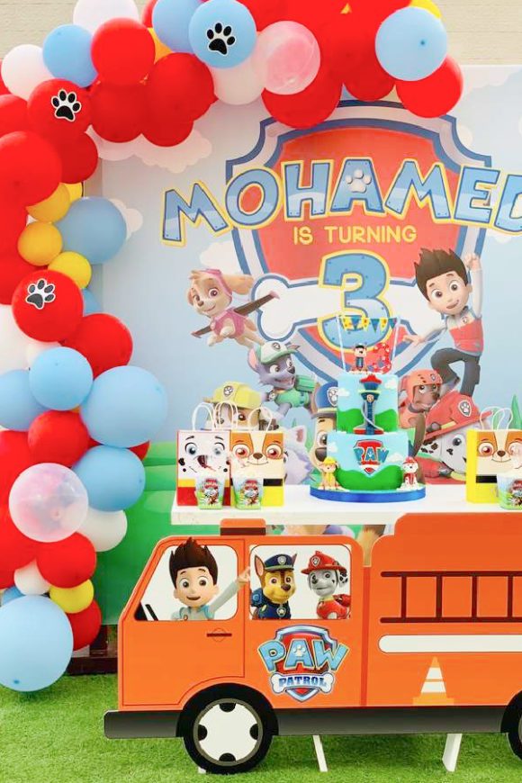 Paw Patrol birthday party | CatchMyParty.com Paw Patrol birthday party