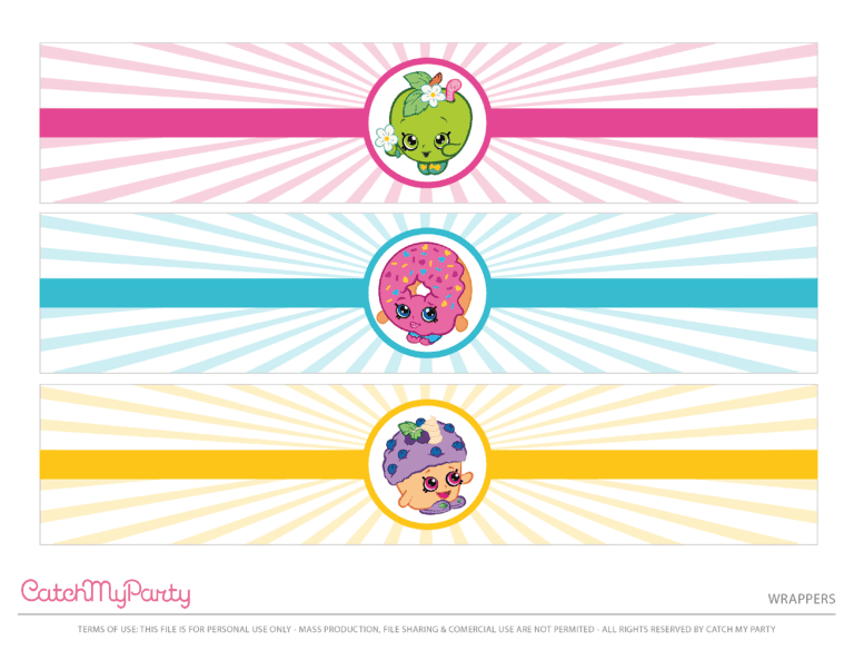 Free Shopkins Party Printables to Decorate Your Birthday! - The Catch My Party Blog The Catch My ...