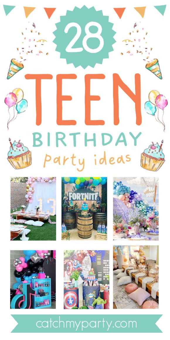 28 On-Trend Teen Birthday Party Ideas!