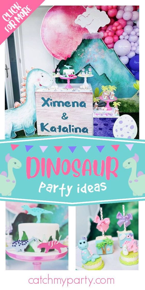 Dinosaur birthday party | CatchMyParty.com