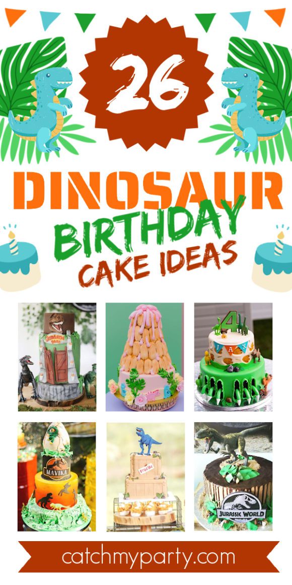 26 Fab Dinosaur Birthday Cake Ideas!