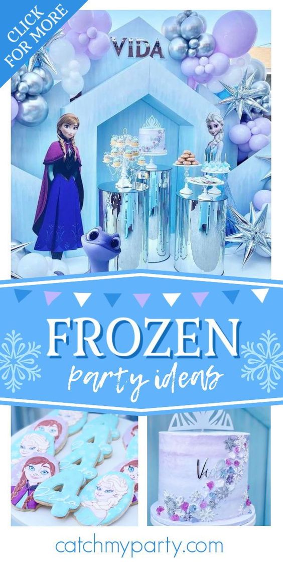 Frozen birthday party | CatchMyParty.com