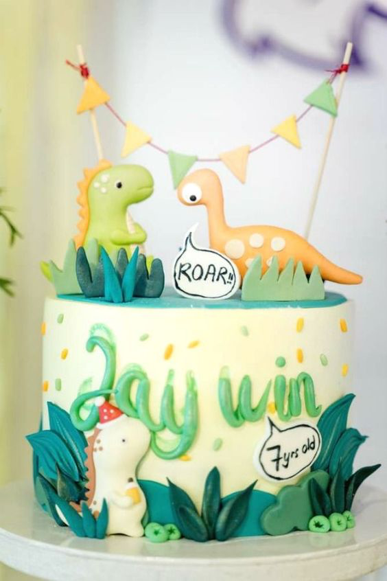 Adorable Dino Cake