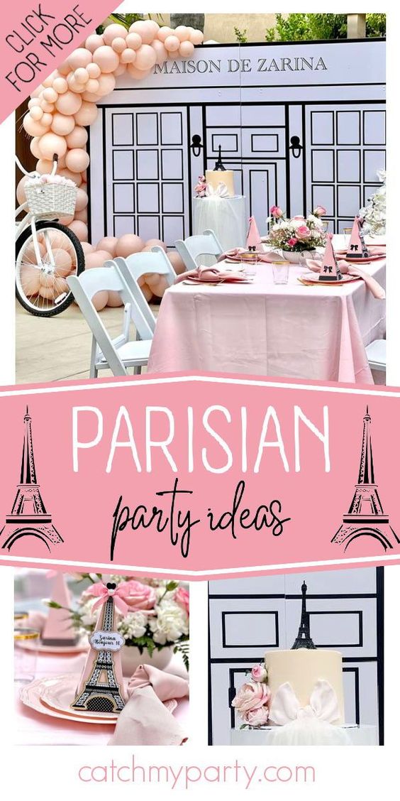Parisian birthday party
