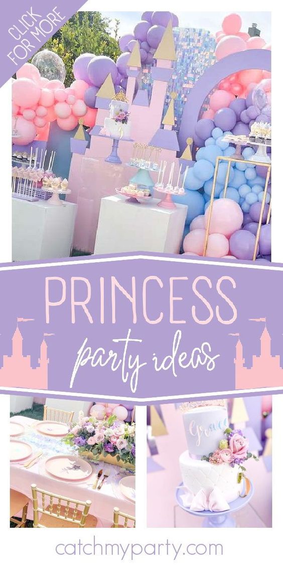 Princess birthday party | CatchMyParty.com
