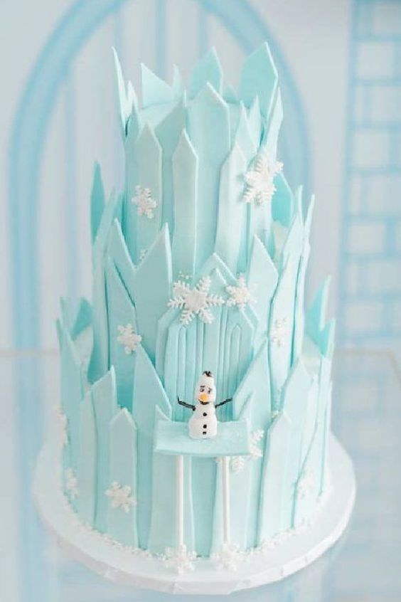 Frozen Castle Birthday Cake