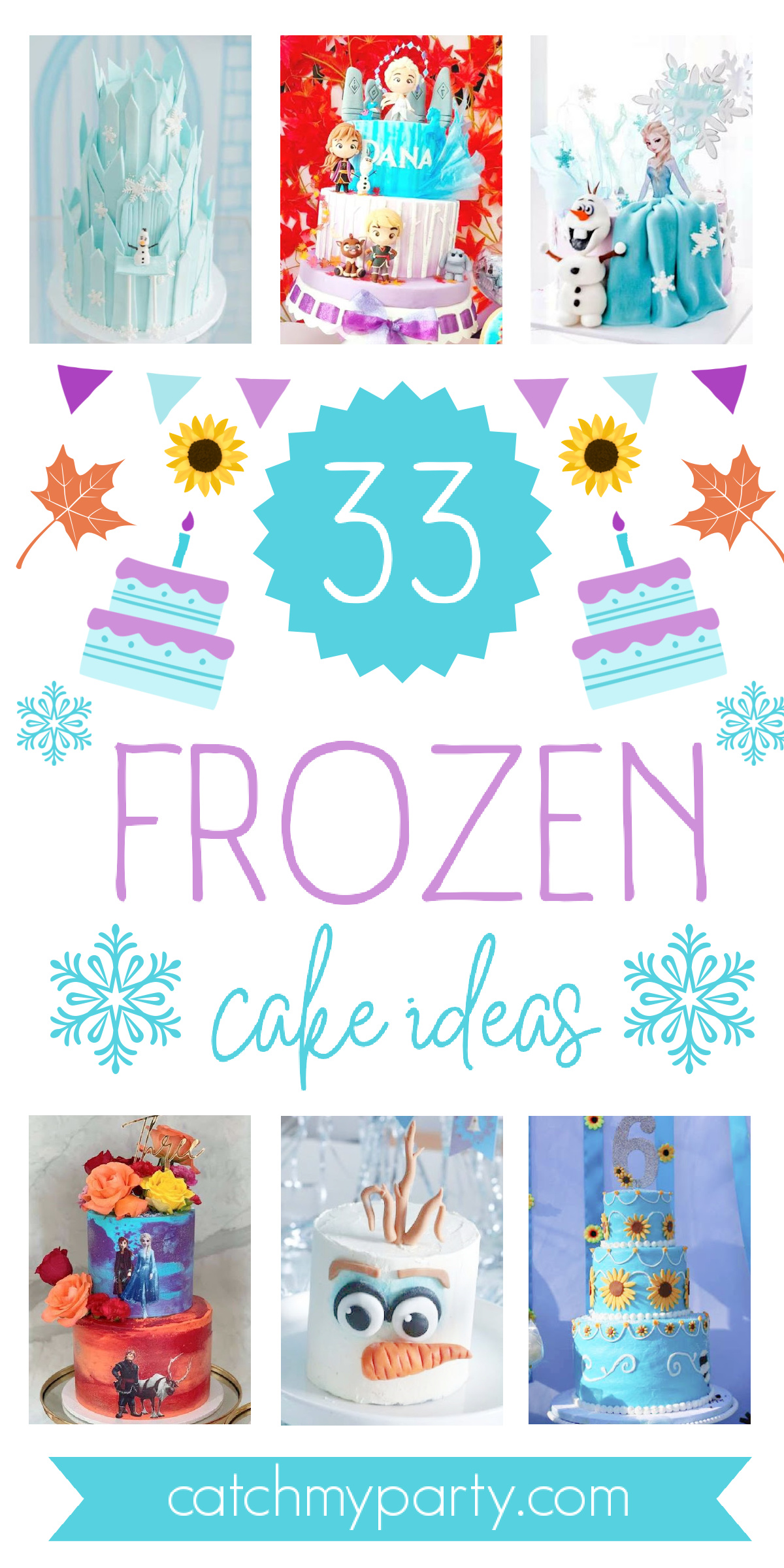 33 Impressive Frozen and Frozen 2 Cake Ideas!